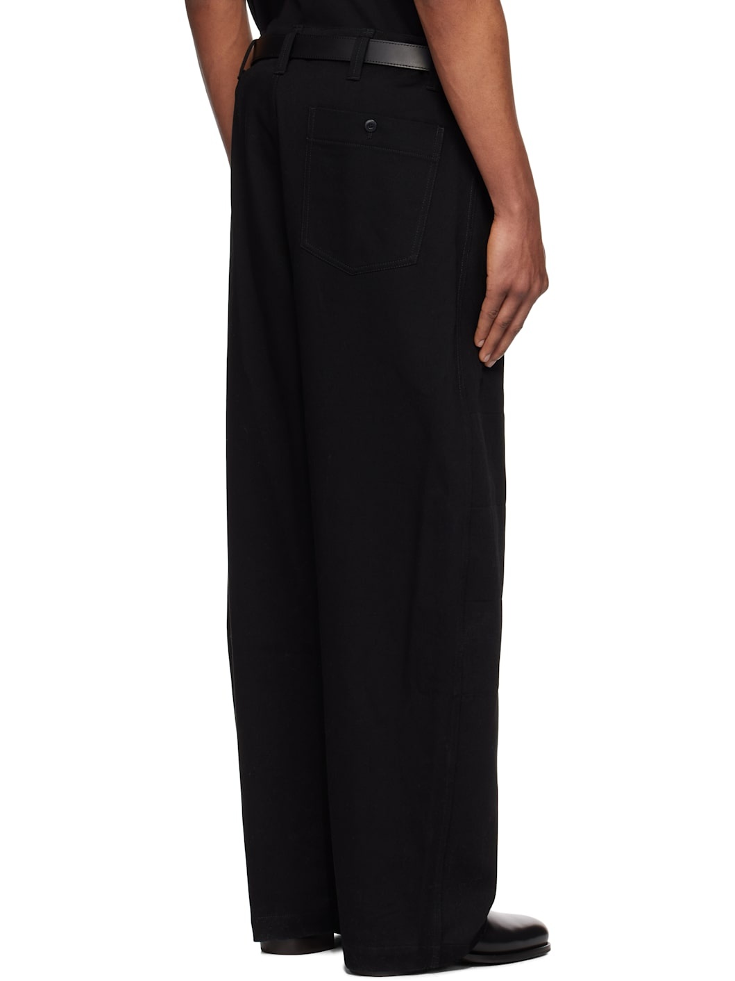 Black Big Work Trousers - 3