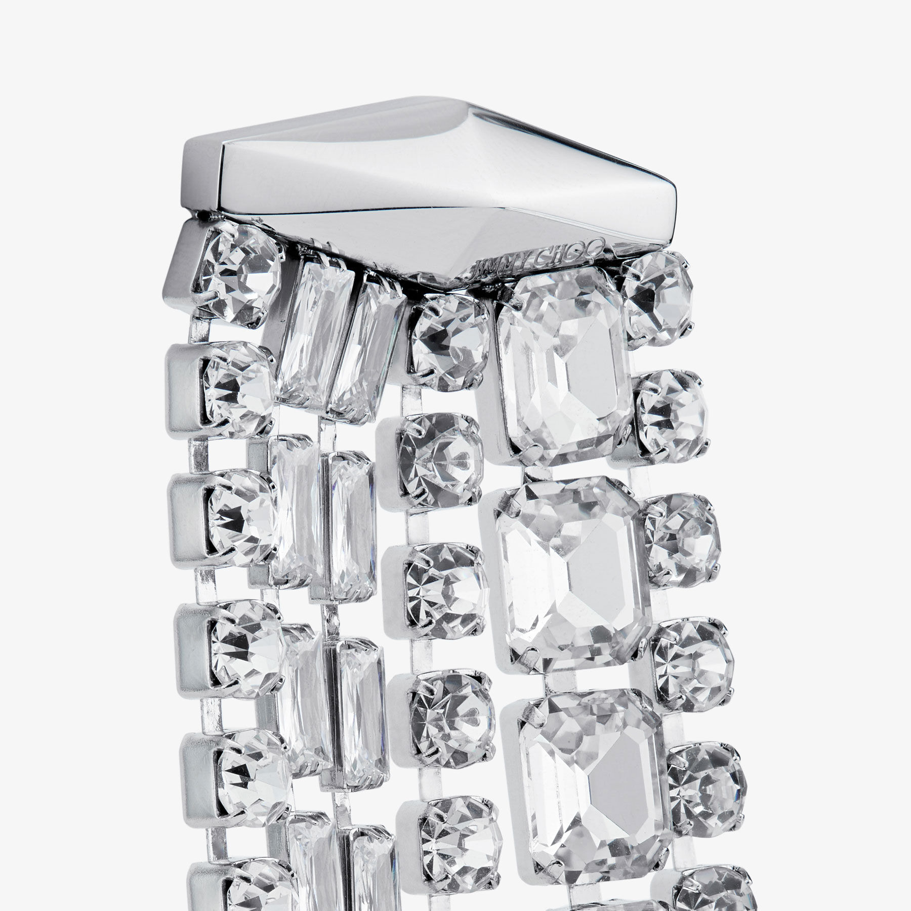 Zandra Earrings
Silver-Finish Crystal Earrings - 4