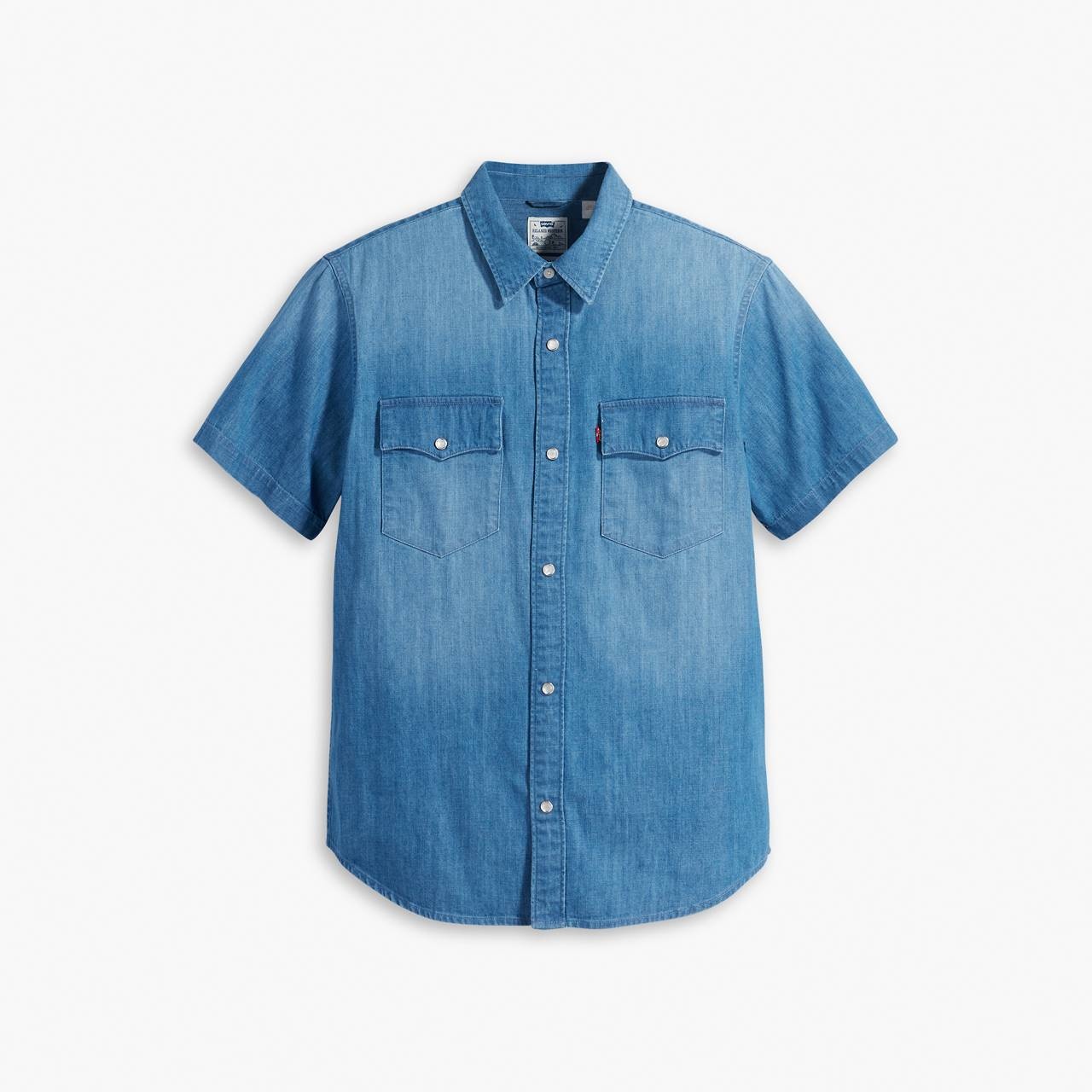 SHORT SLEEVE RELAXED FIT WESTERN SHIRT - 5