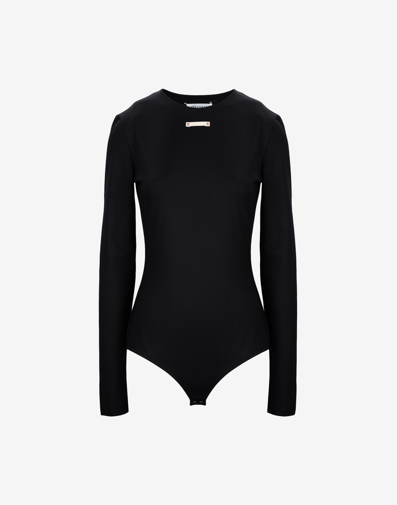 Long sleeve jersey bodysuit - 1