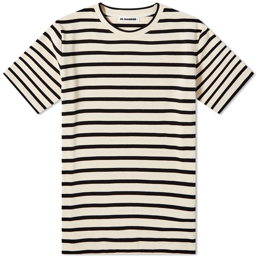 Jil Sander Stripe Logo T-Shirt - 1