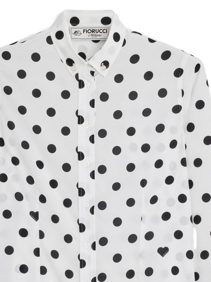 FIORUCCI polka-dot shirt outlook