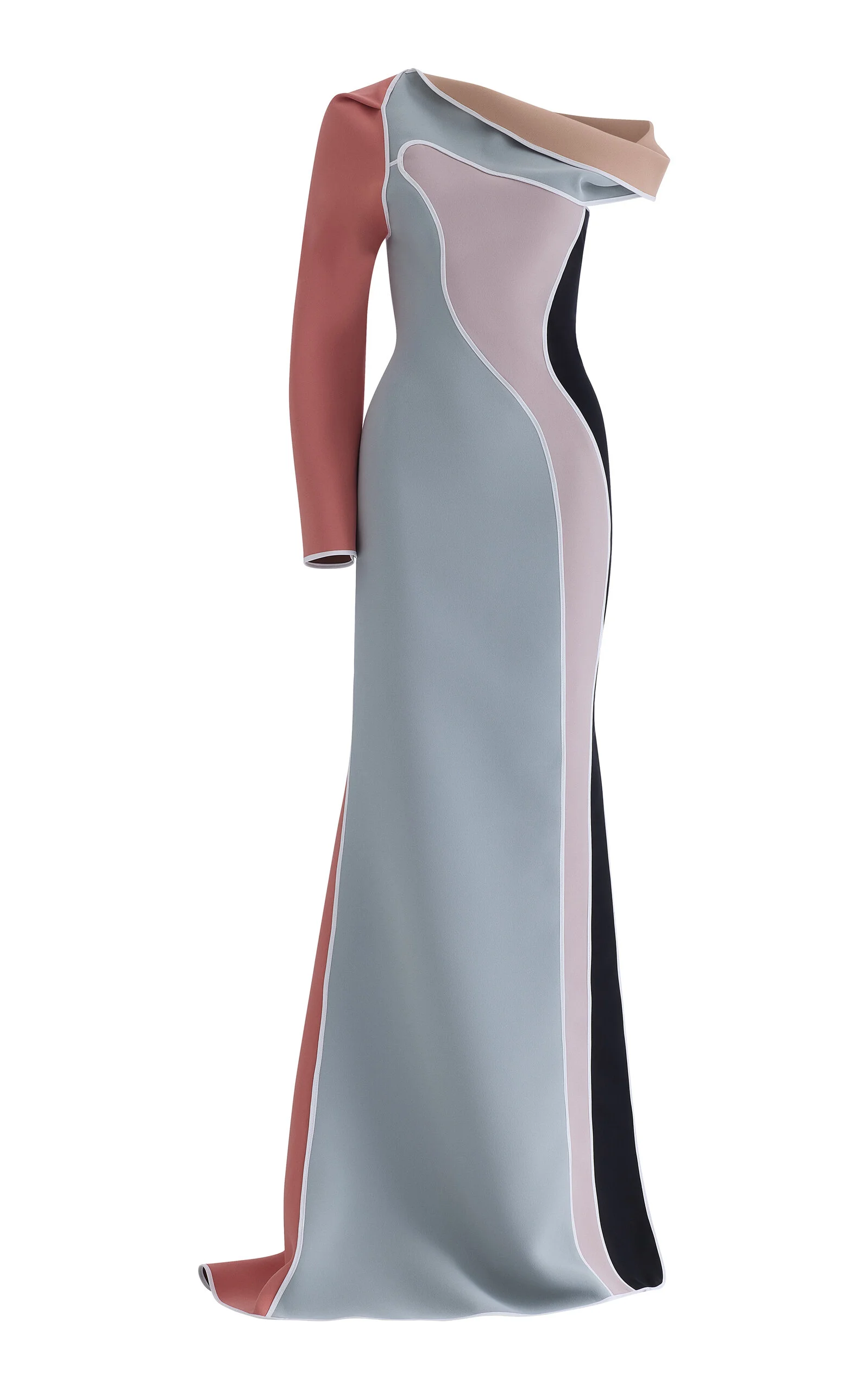Claudine One-Shoulder Gown multi - 1