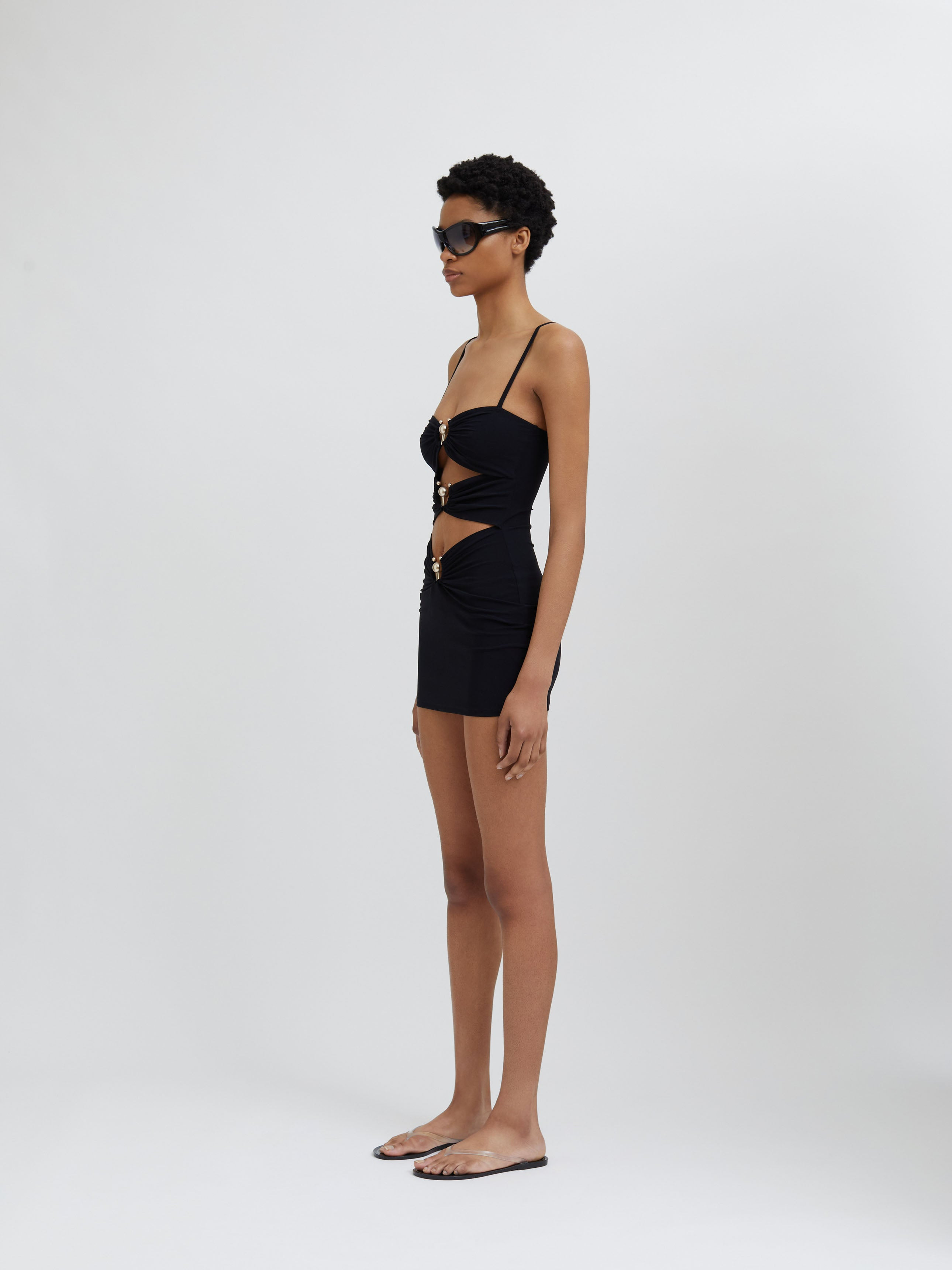 Pierced Orbit Mini Dress - 3