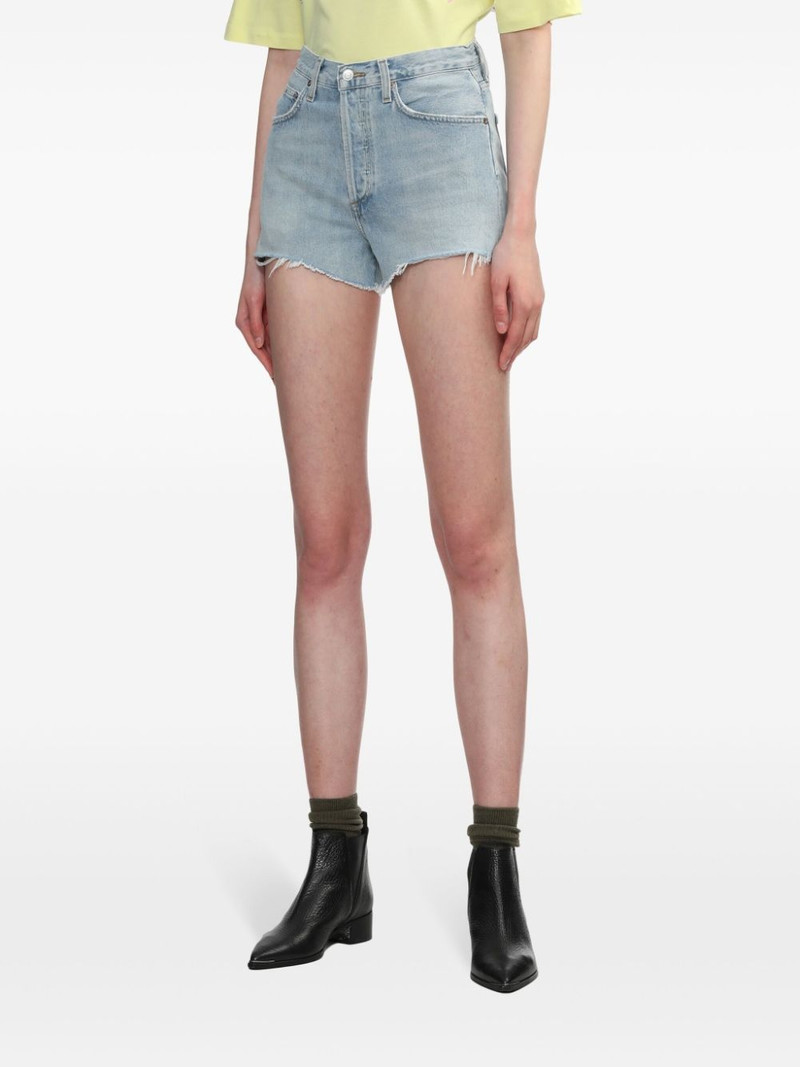 Parker raw-cut denim shorts 3