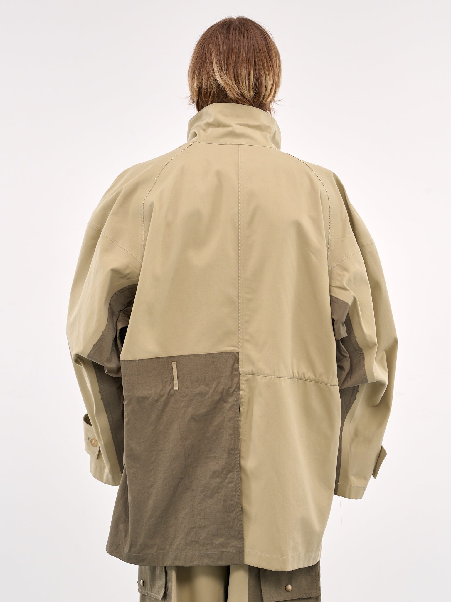 Mixed-Material Coat - 2