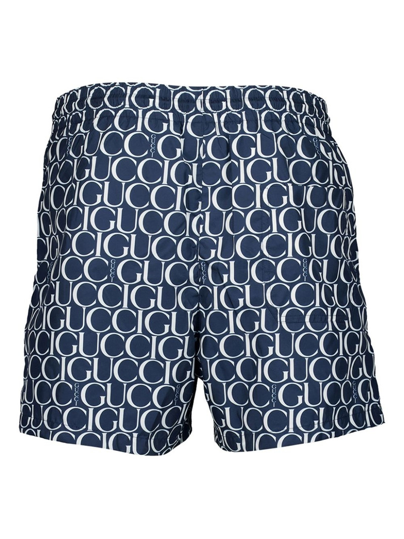 GUCCI monogram-print swim shorts outlook