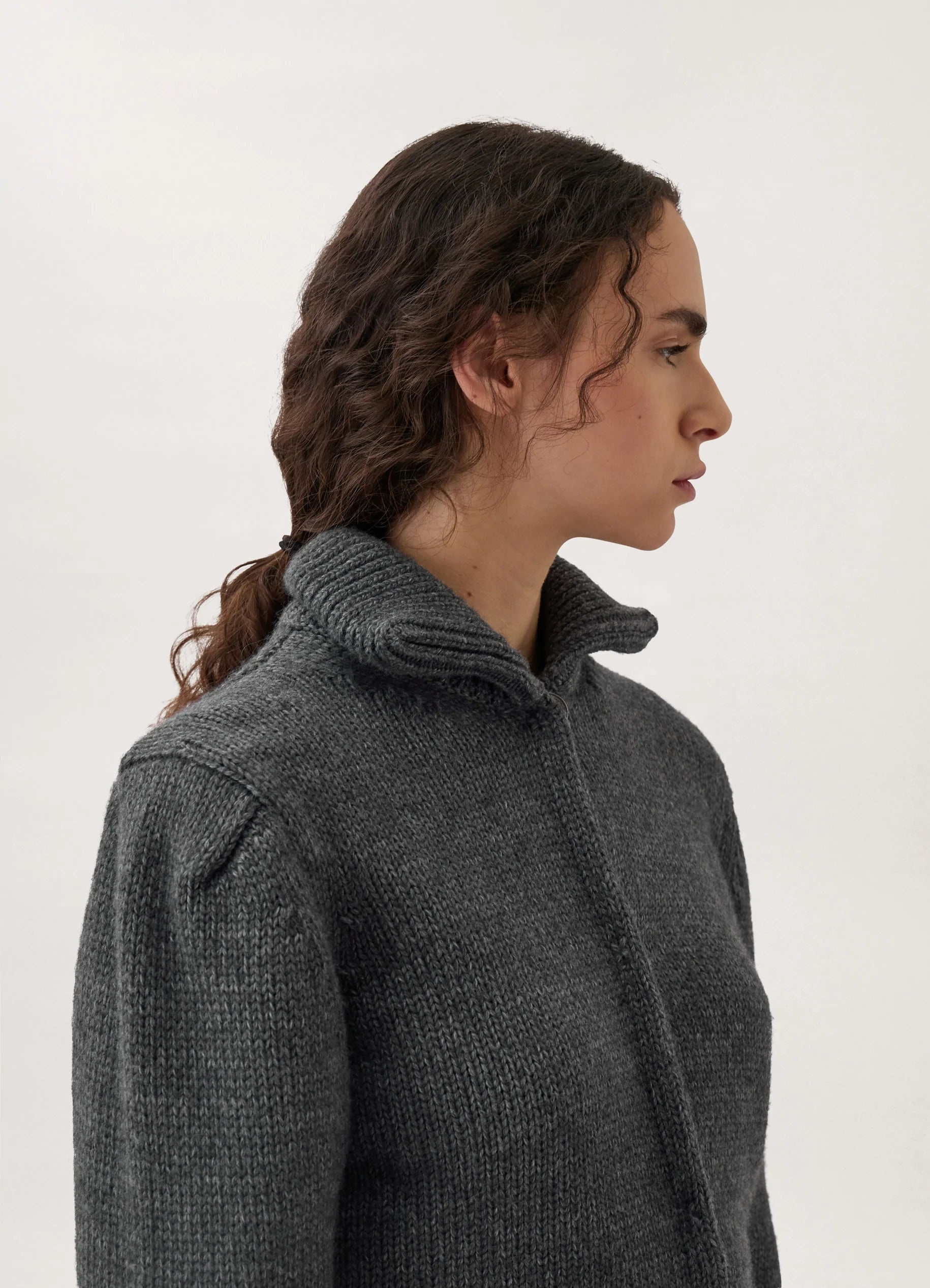 CARDIGAN WITH SNAPS
ALPACA BLEND - 3