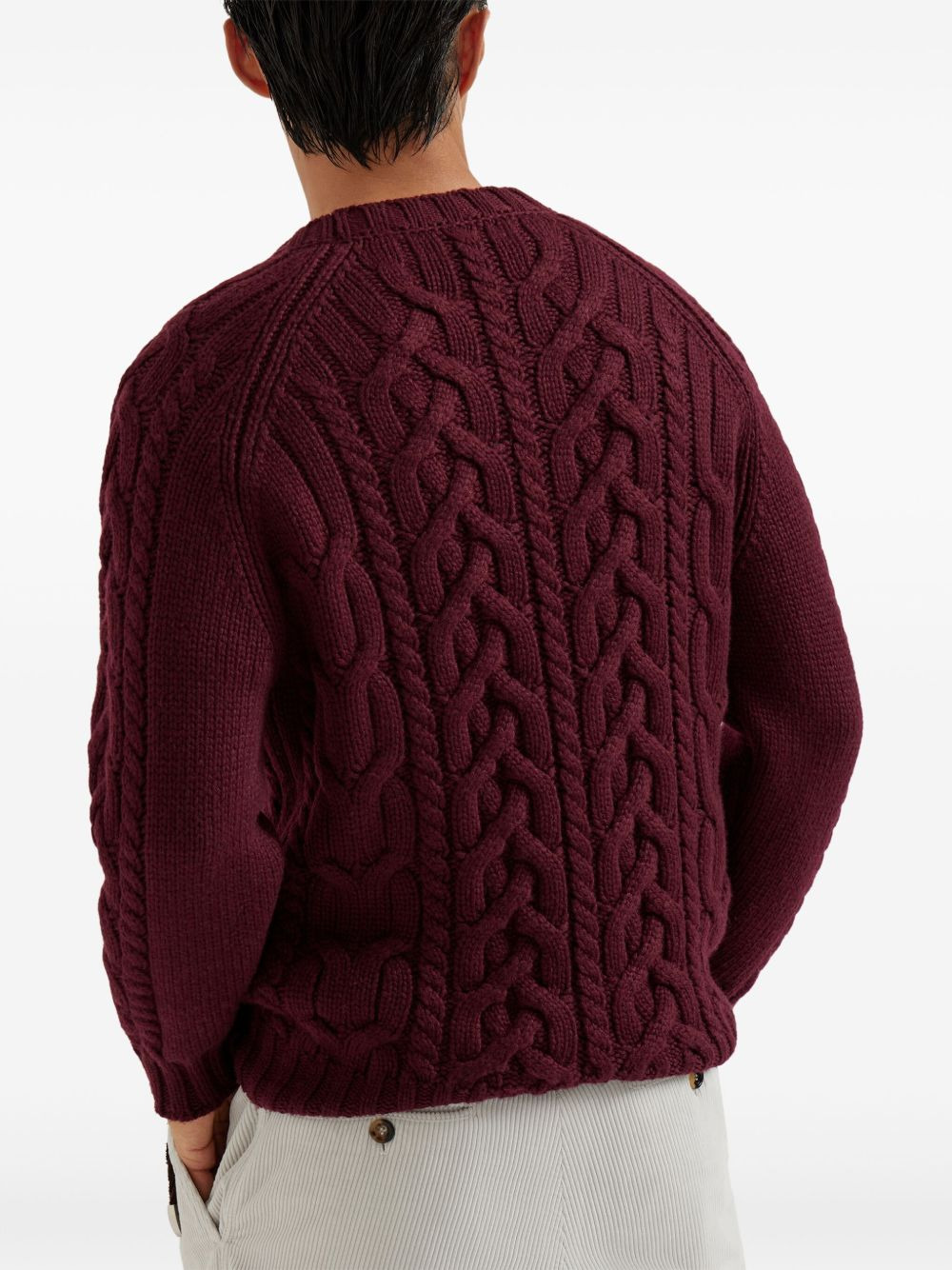 cable-knit sweater - 4