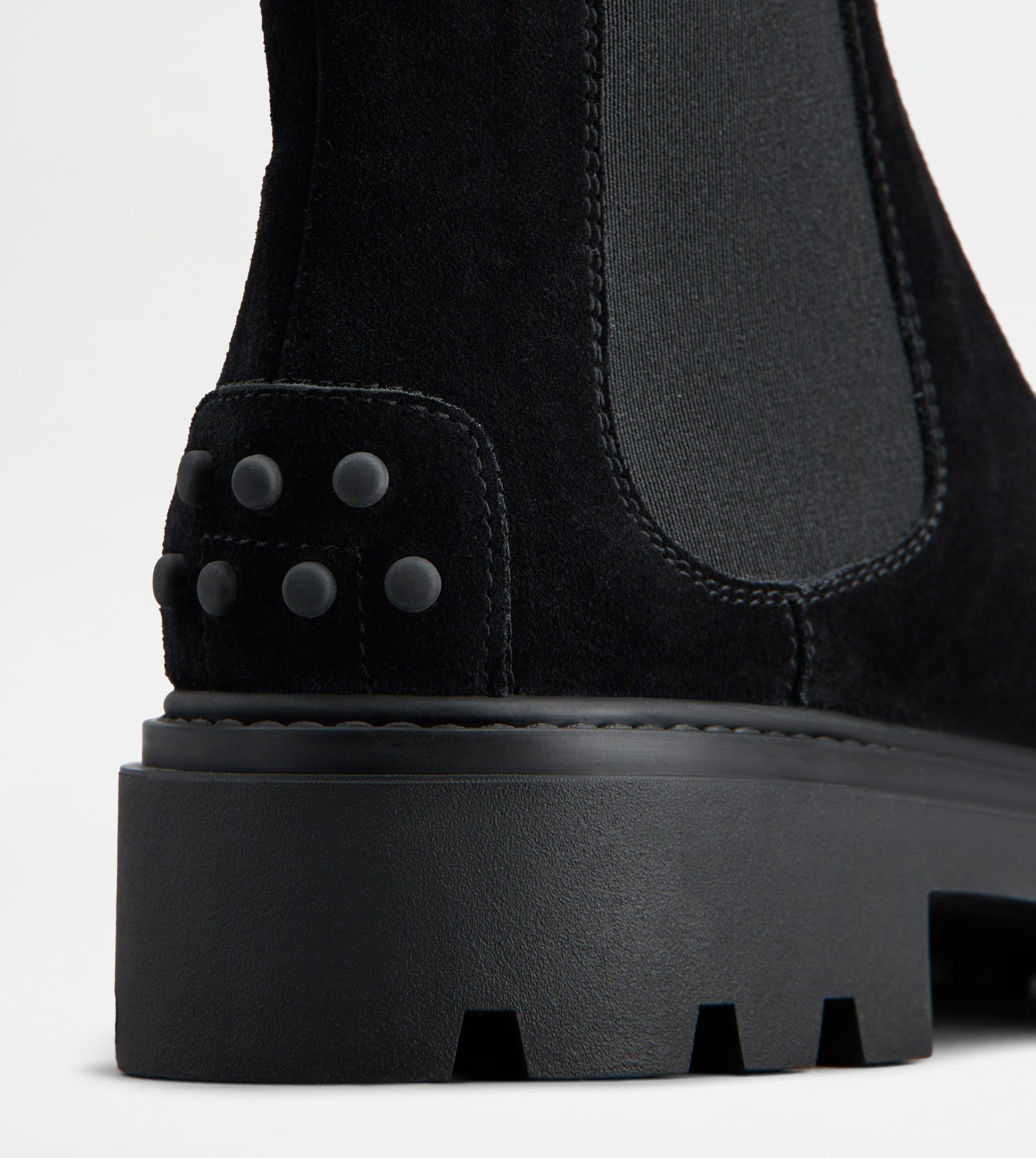 TOD'S CHELSEA BOOTS IN SUEDE - BLACK - 5