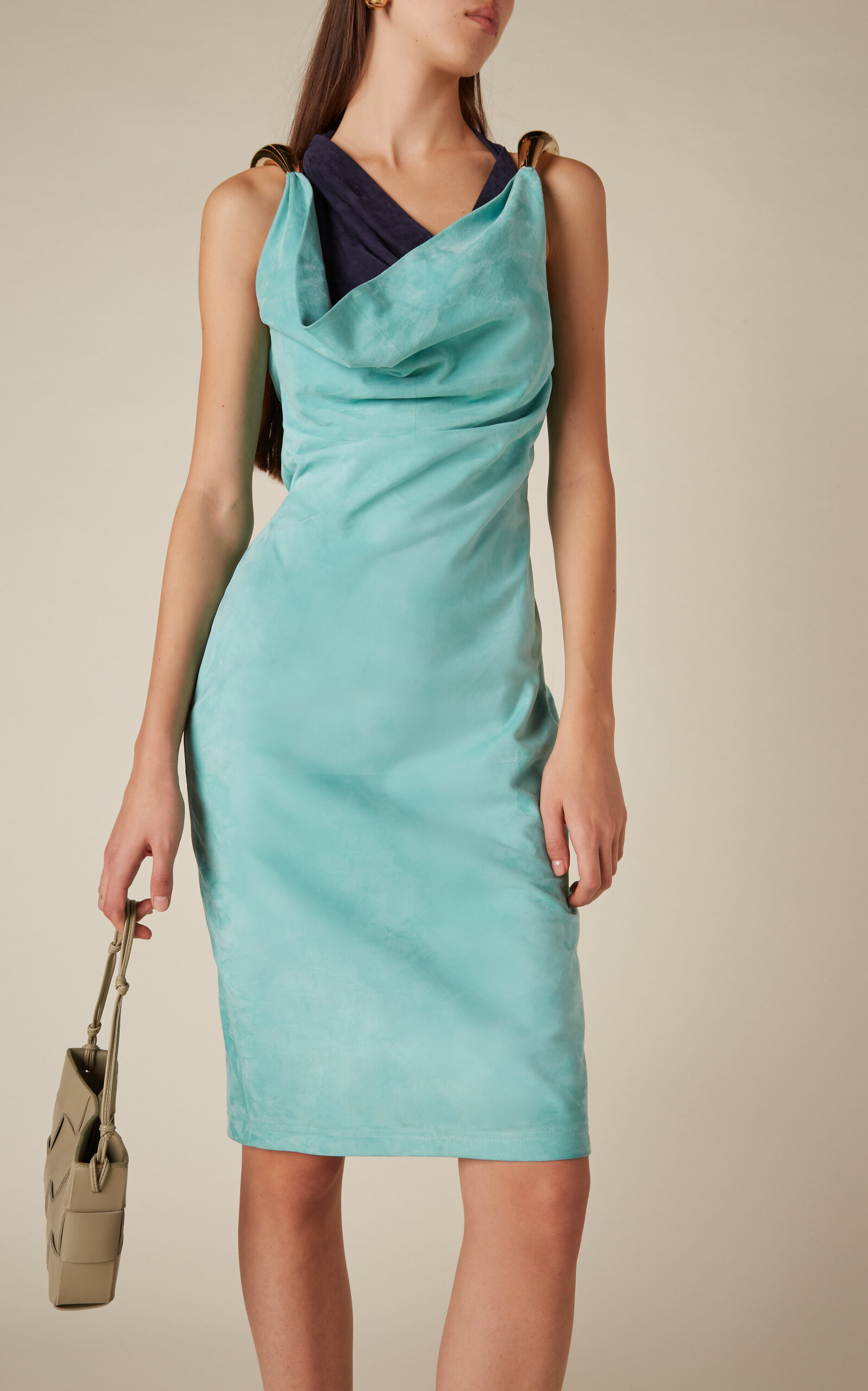 Suede Dress navy - 3