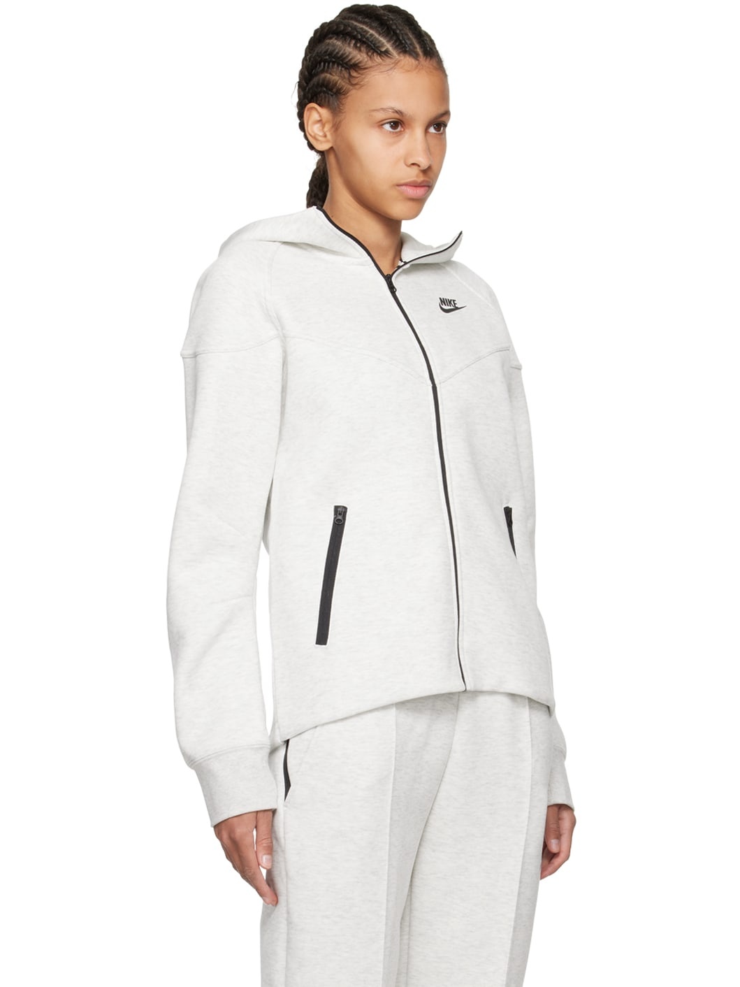 Gray Sportswear Tech Hoodie - 2