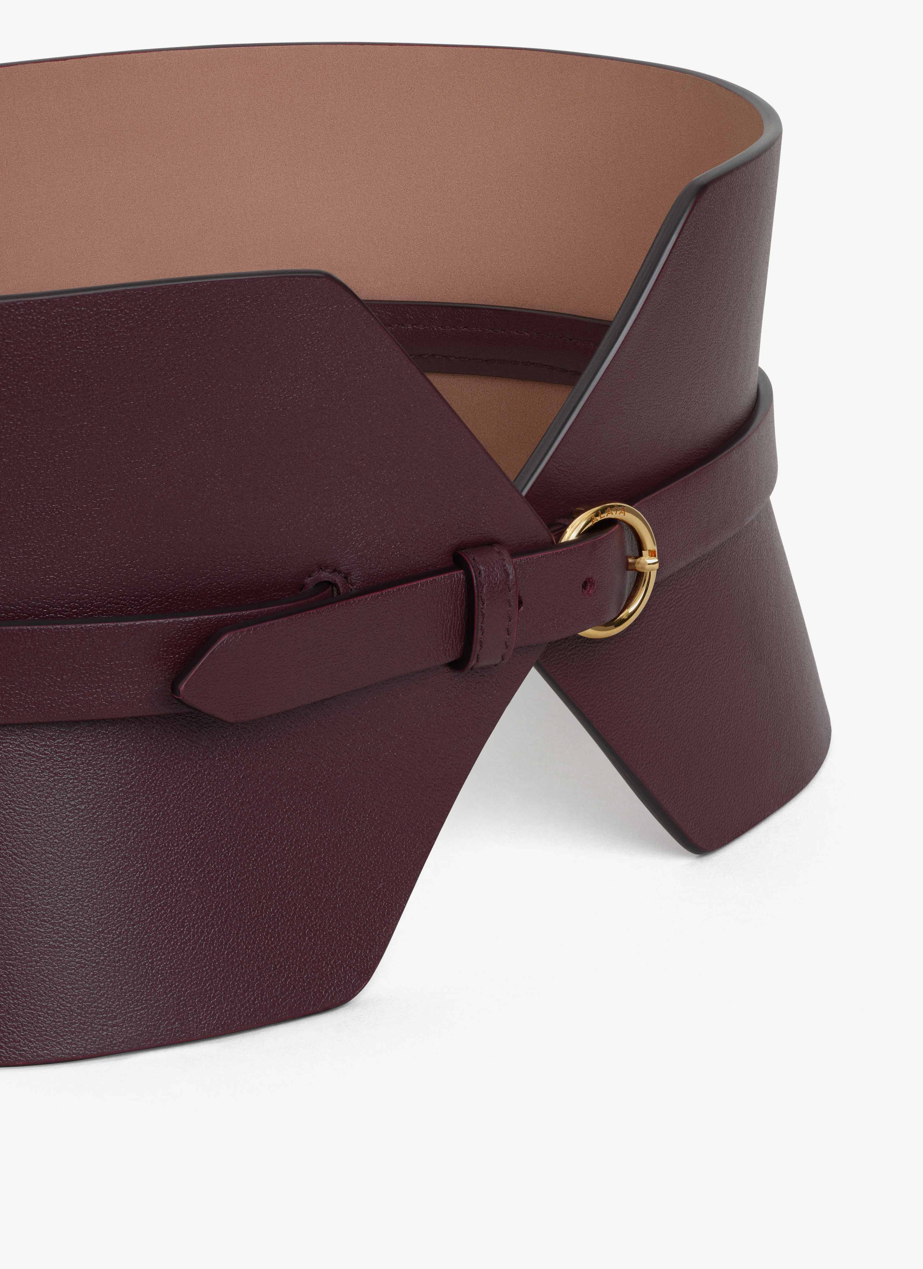 DOUBLE BUSTIER BELT IN CALFSKIN - 3
