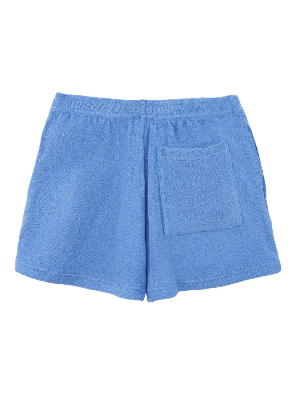 embroidered-logo terry shorts - 2