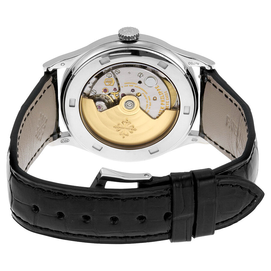 Pre-owned Patek Philippe Calatrava Opaline White Dial Men's Watch 5296G-010 - 3