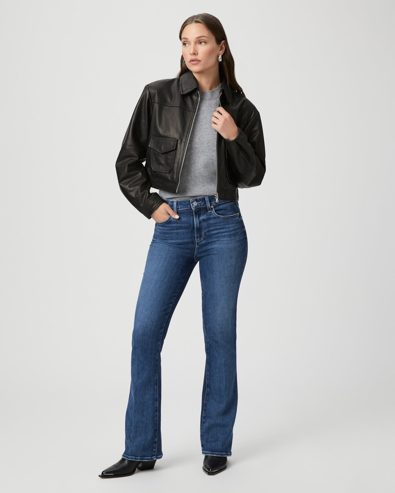 PAIGE High Rise Laurel Canyon 32" Bootcut Jean outlook