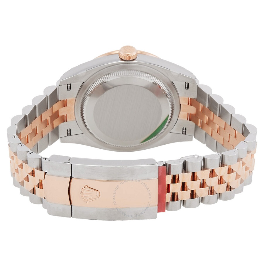 Rolex Datejust 36 Slate Fluted Motif Diamond Dial Automatic Men's Steel and 18kt Everose Gold Jubile - 3
