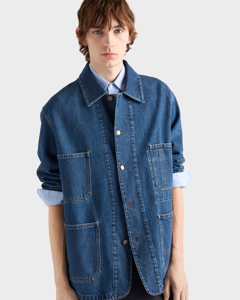 Light denim blouson jacket 4