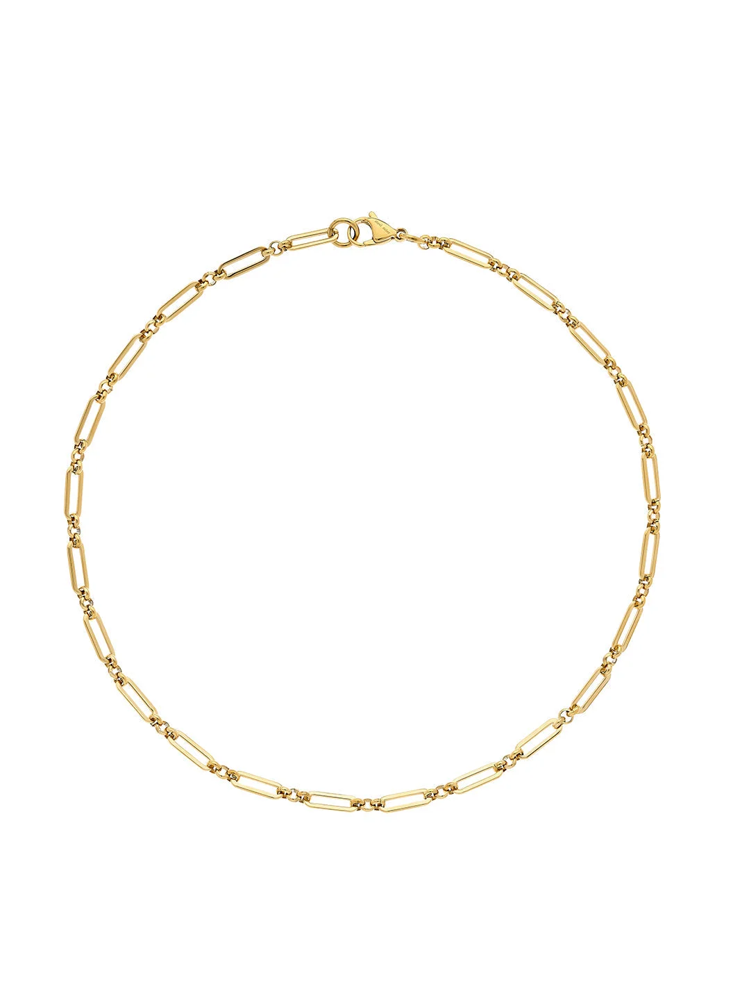 GOLD TWO LINK CHAIN NECKLACE - 1