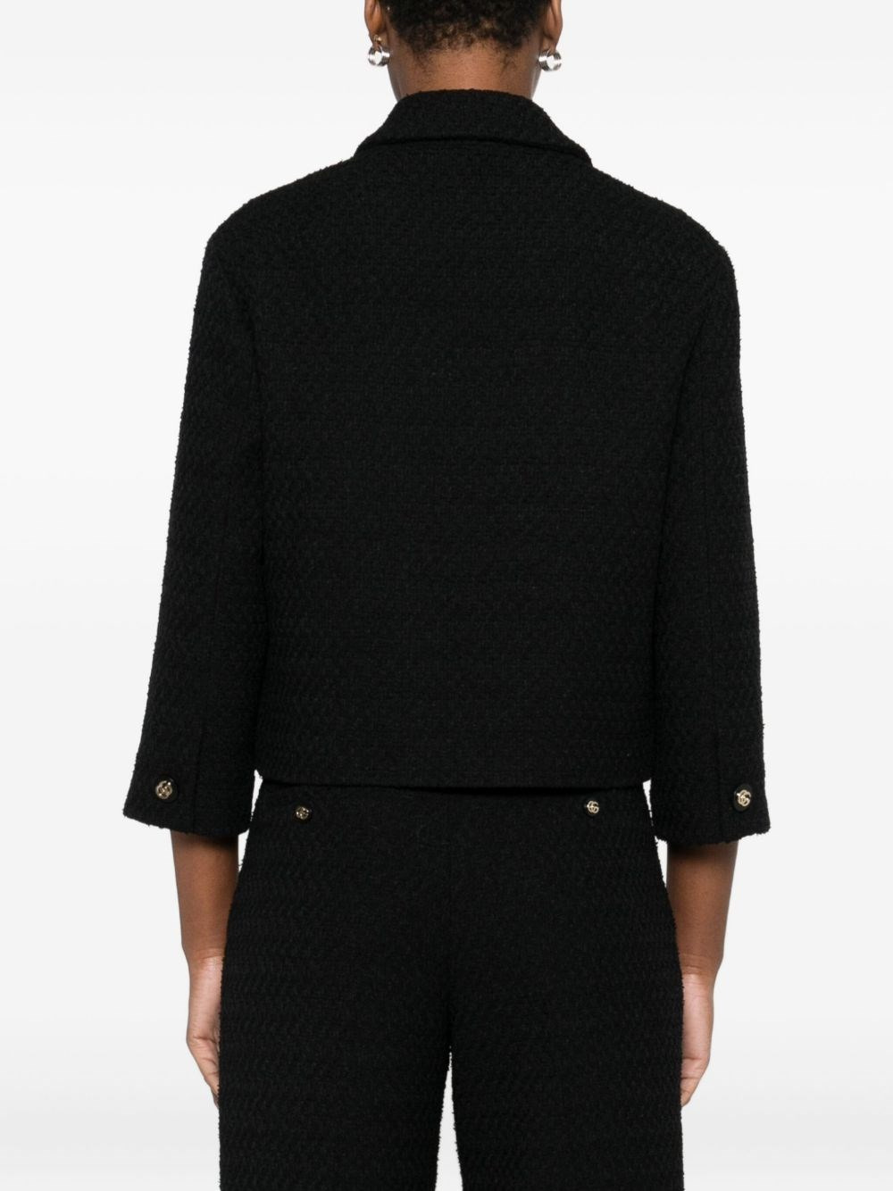 Bouclé wool jacket - 4