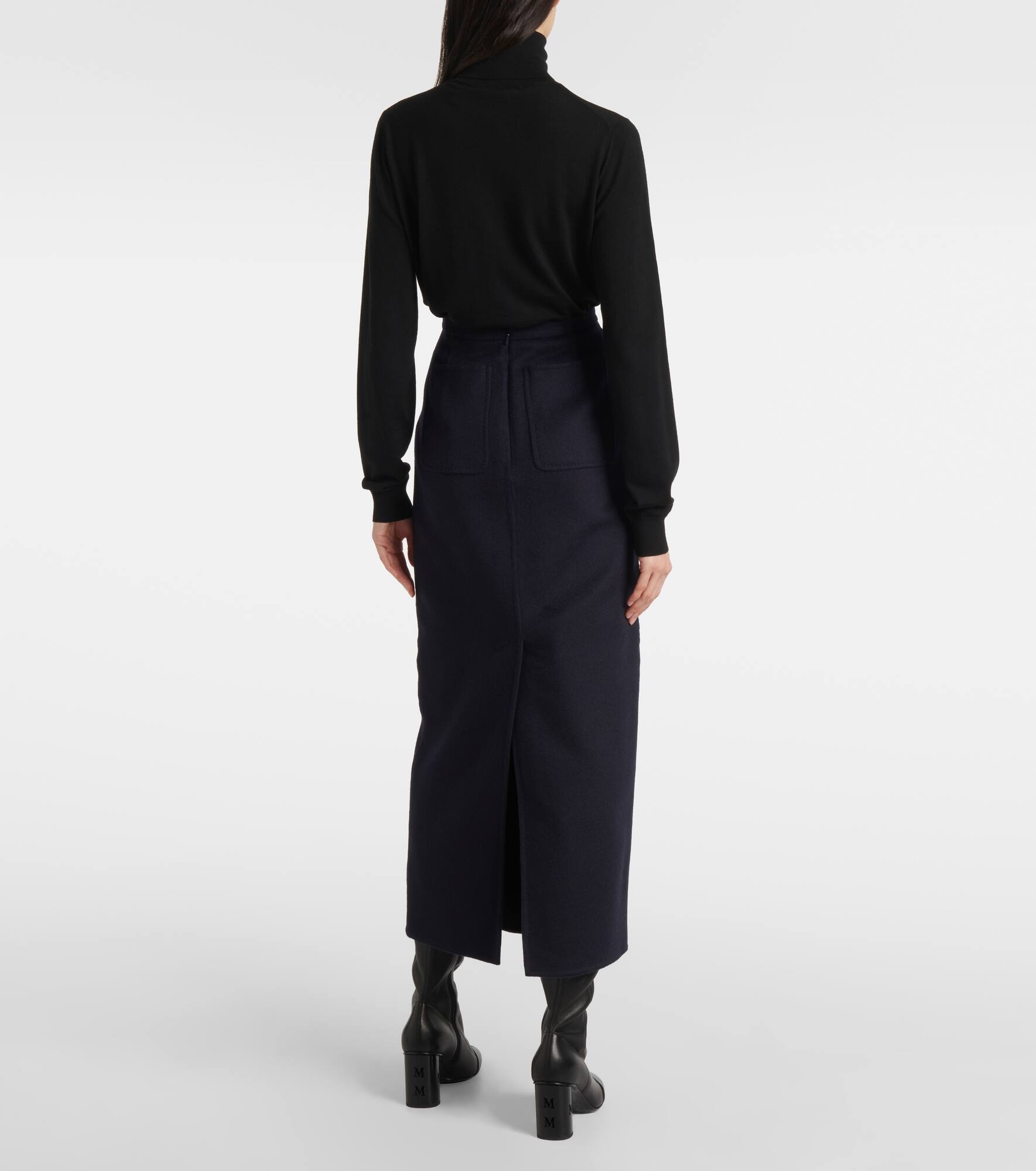 Palo camel hair pencil skirt - 3