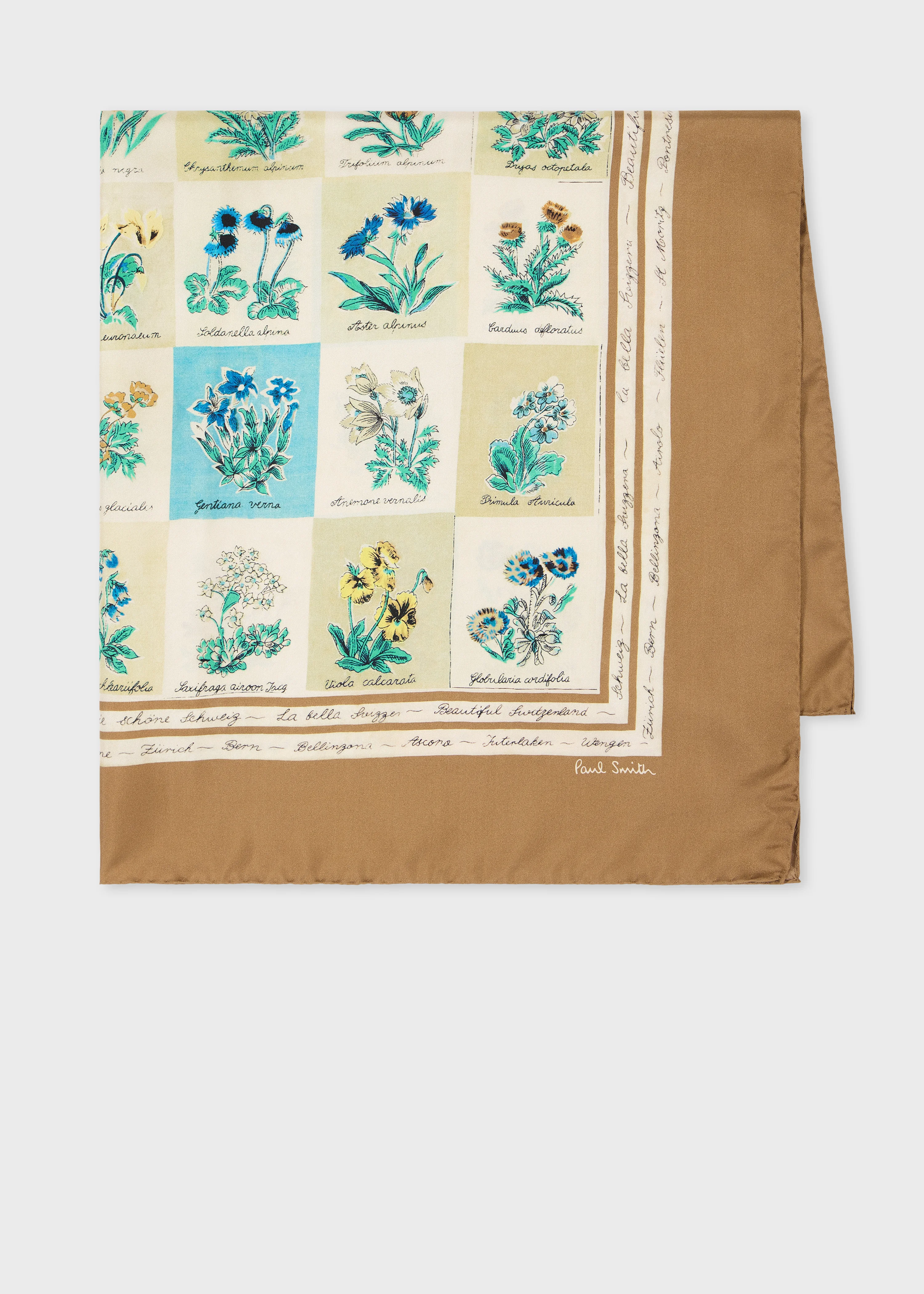 Women's 'Garden Flower' Stamp Scarf - 1