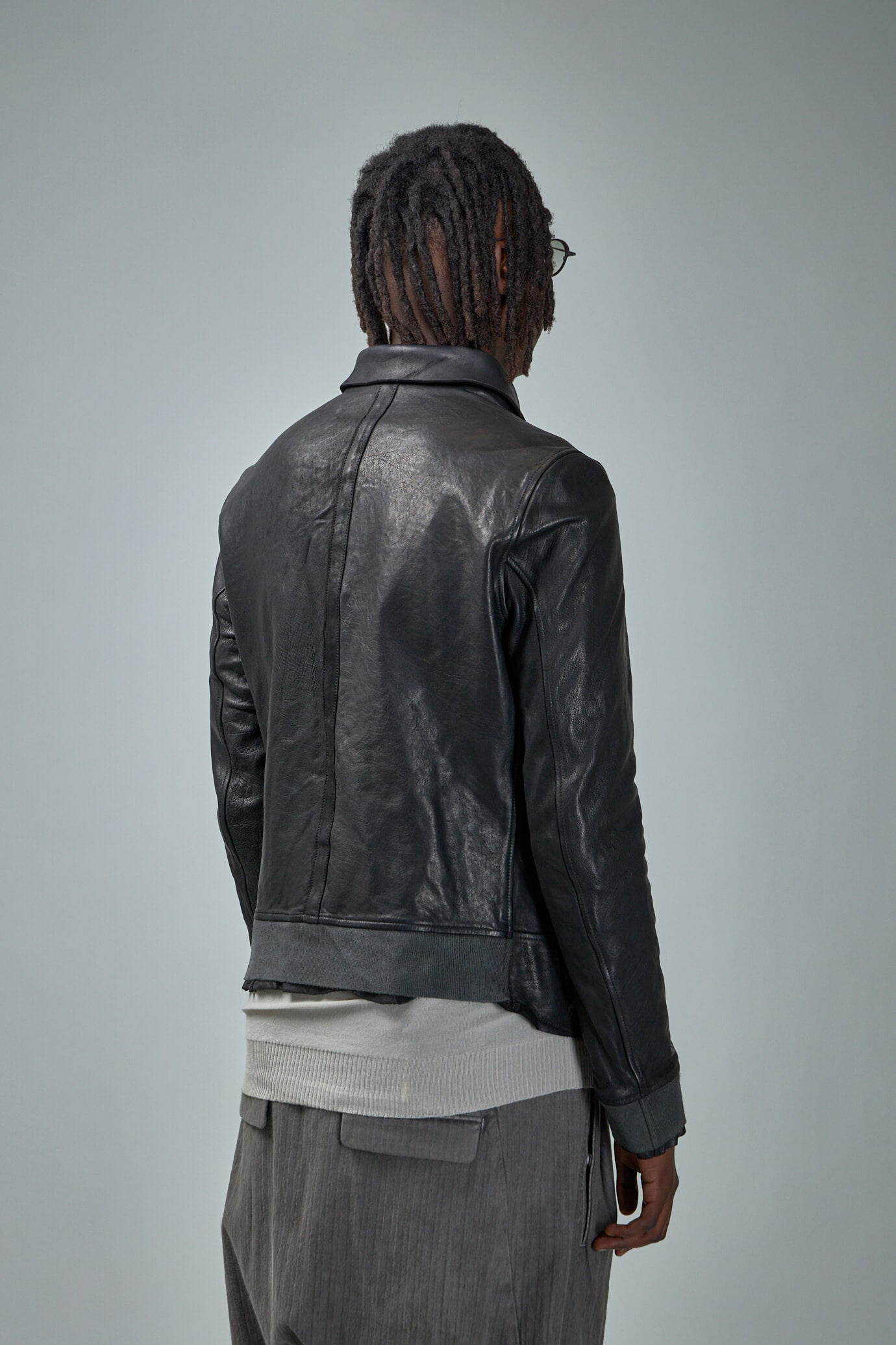 Aviator Leather Jacket Soft Horse - 3