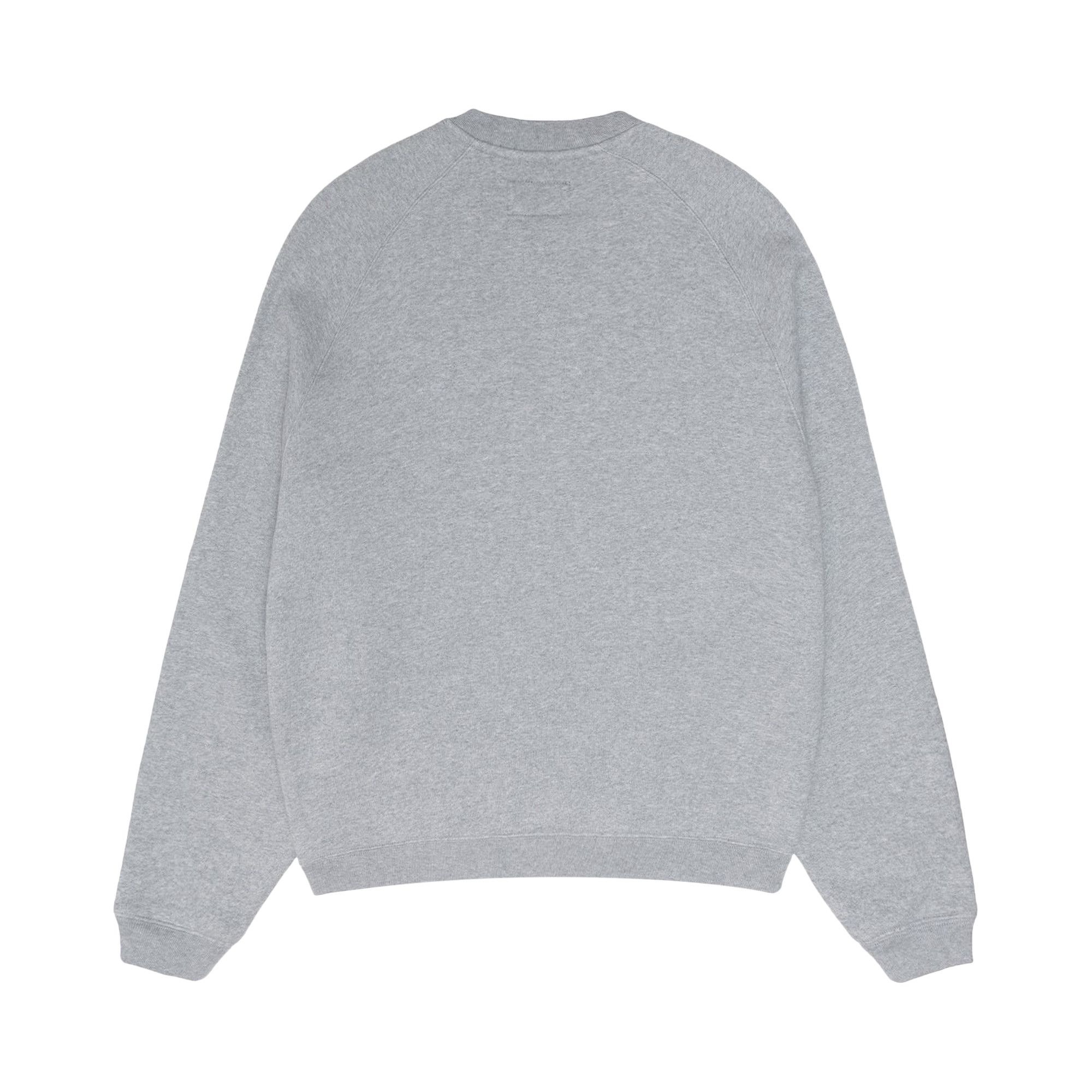 Stussy Raglan Sleeve Crew 'Grey Heather' - 2