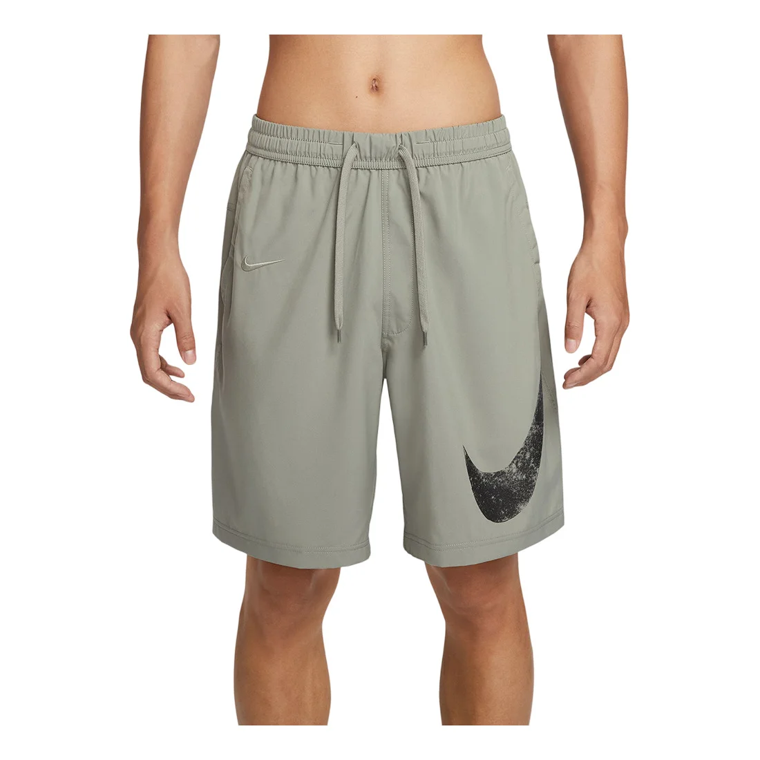 Nike DriI-FIT Big Swoosh 9in Shorts 'Grey' HQ1578-053 - 1
