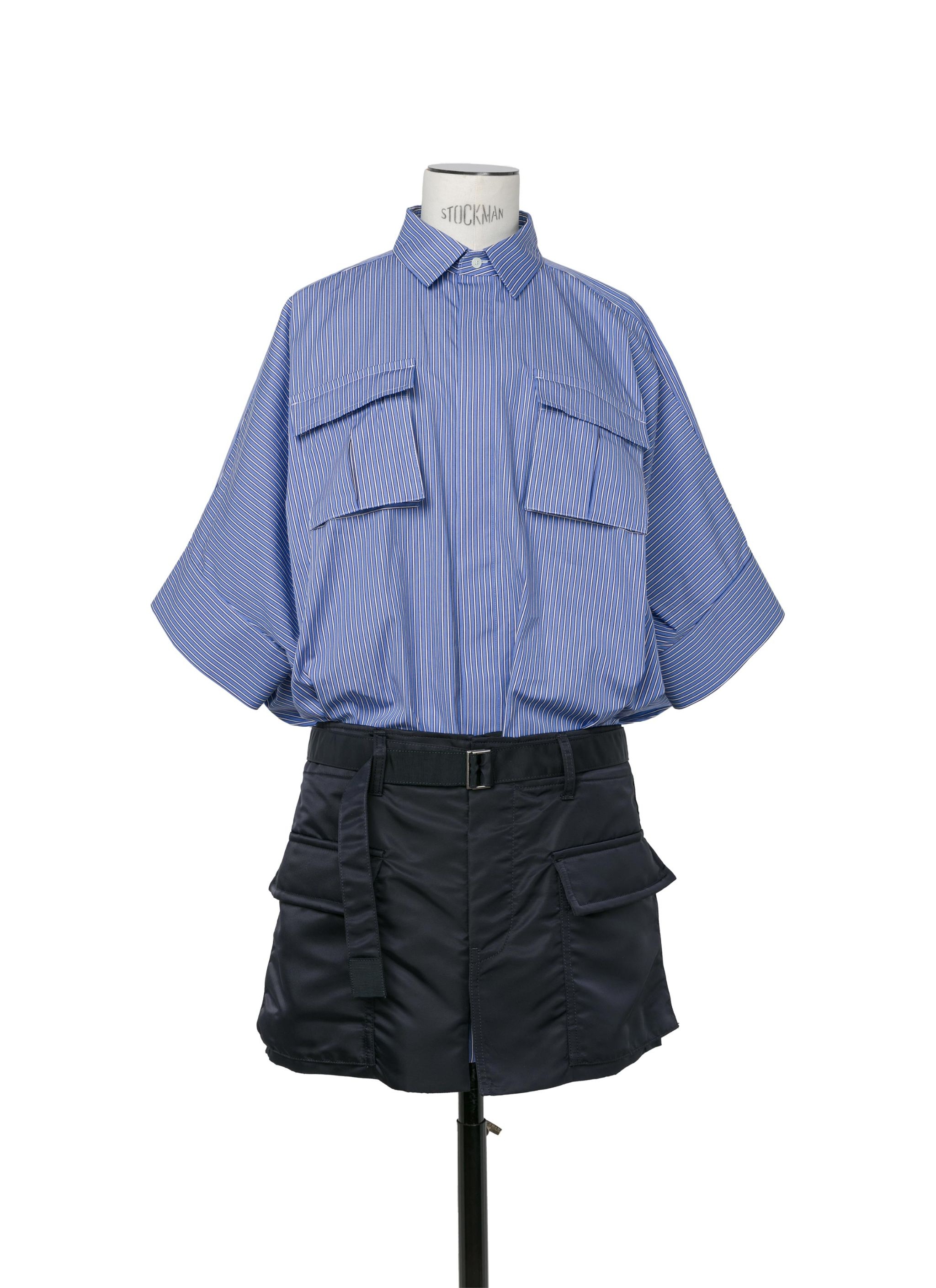 ワンピース sacai Cotton Poplin x Nylon Twill Dress sacai Cotton Poplin x Nylon Twill Dress | REVERSIBLE
