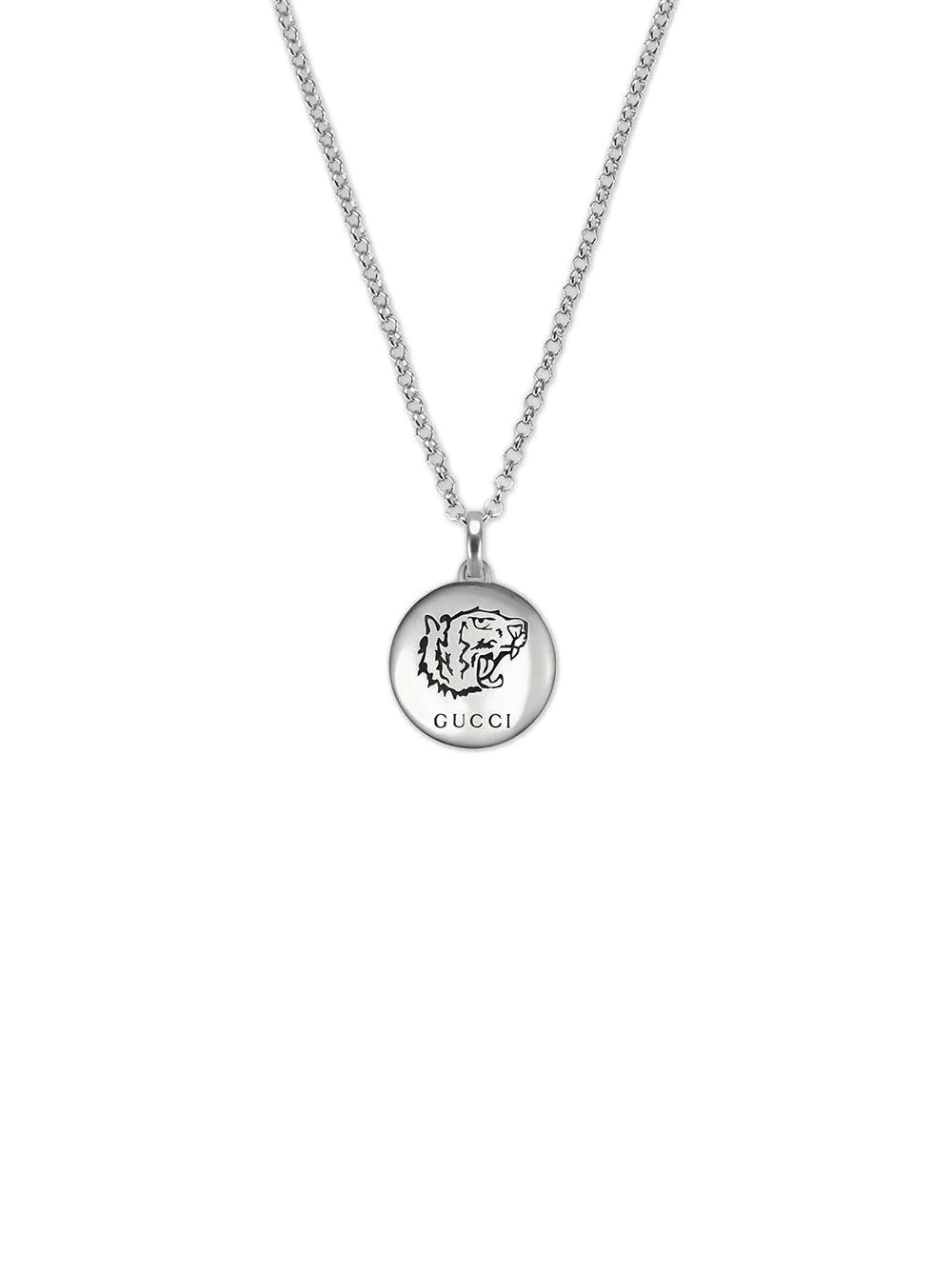 "Blind For Love" necklace in silver - 3