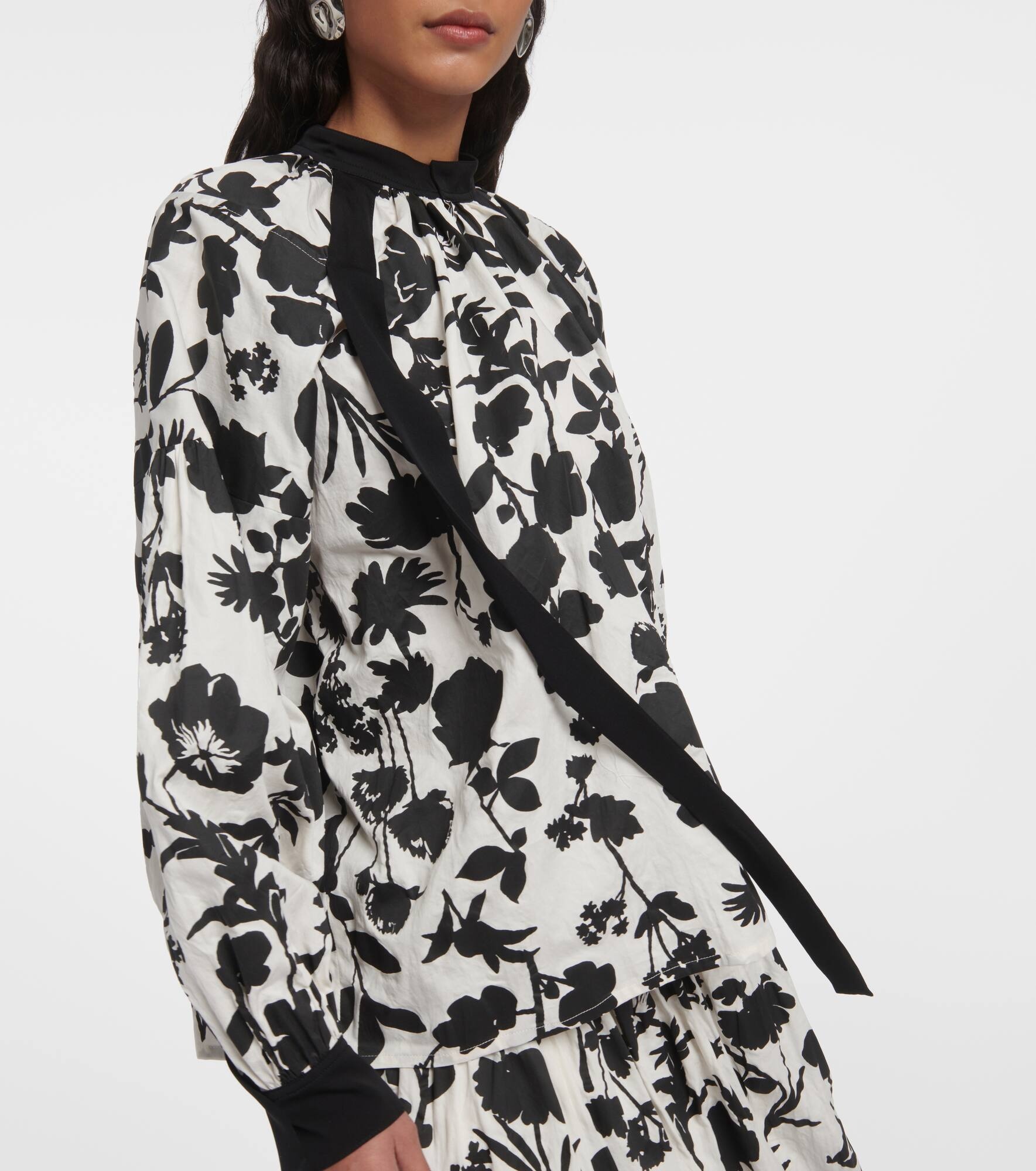 Gaetana floral cotton top - 4