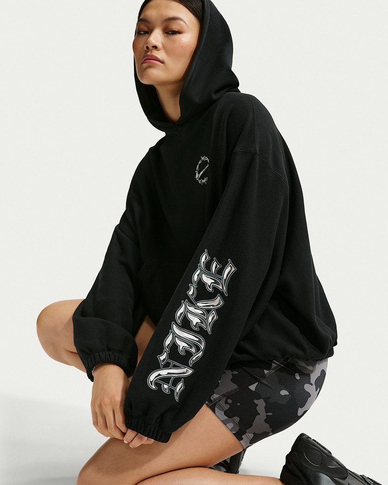 Nike Sportswear Women's Oversized French Terry Graphic Pullover Hoodie 3