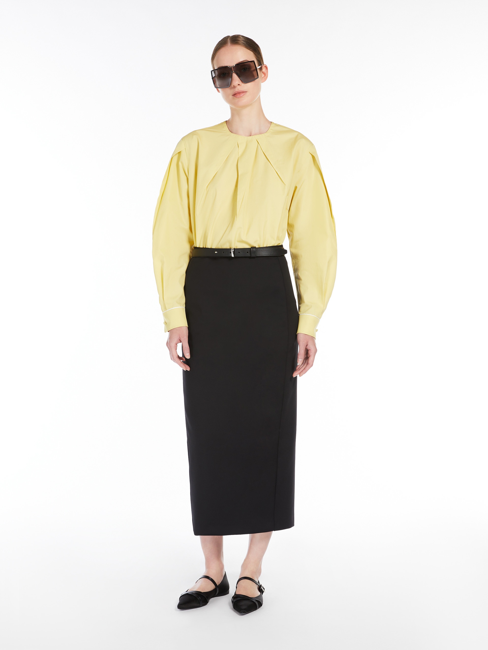 CHARME Jersey midi skirt - 2