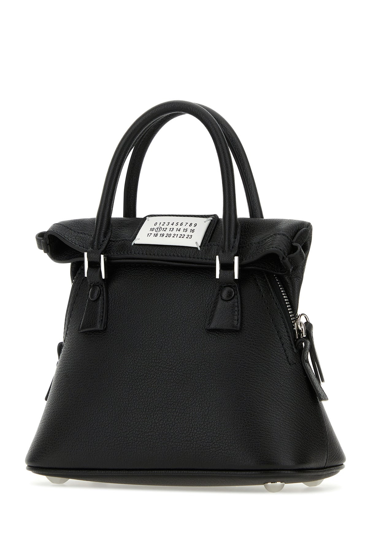 Black leather micro 5AC handbag - 2
