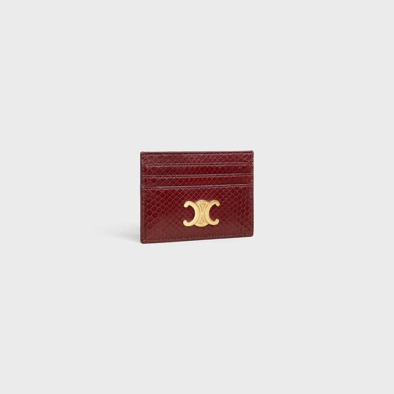 CELINE CARD HOLDER TRIOMPHE IN PYTHON outlook