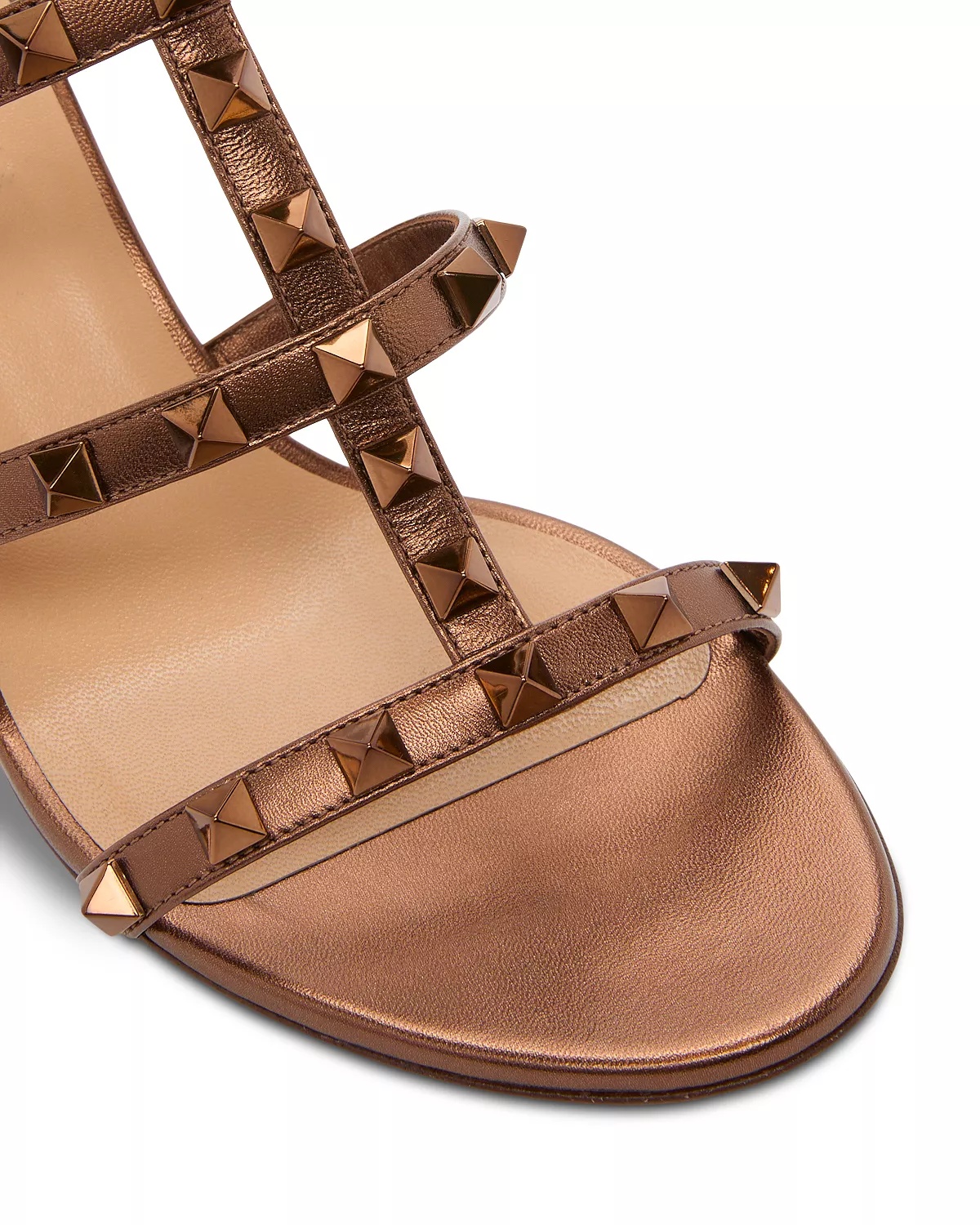 Women's Rockstud Block Heel Slide Sandals - 6