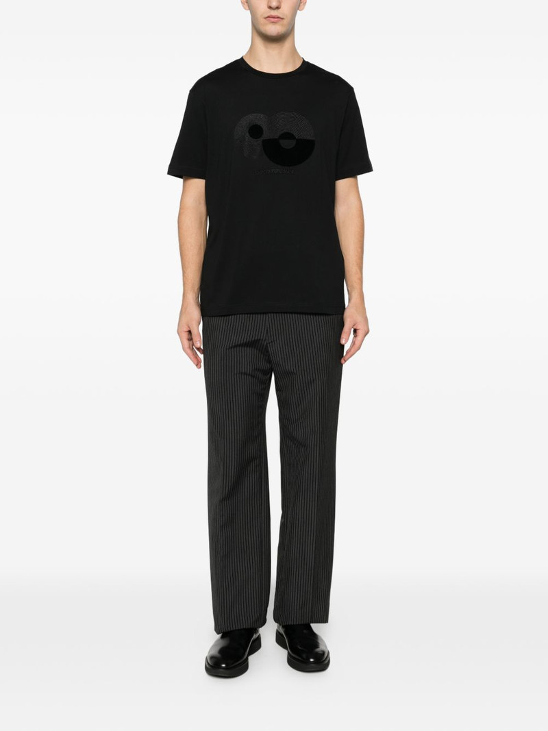 EMPORIO ARMANI logo-embroidered T-shirt outlook