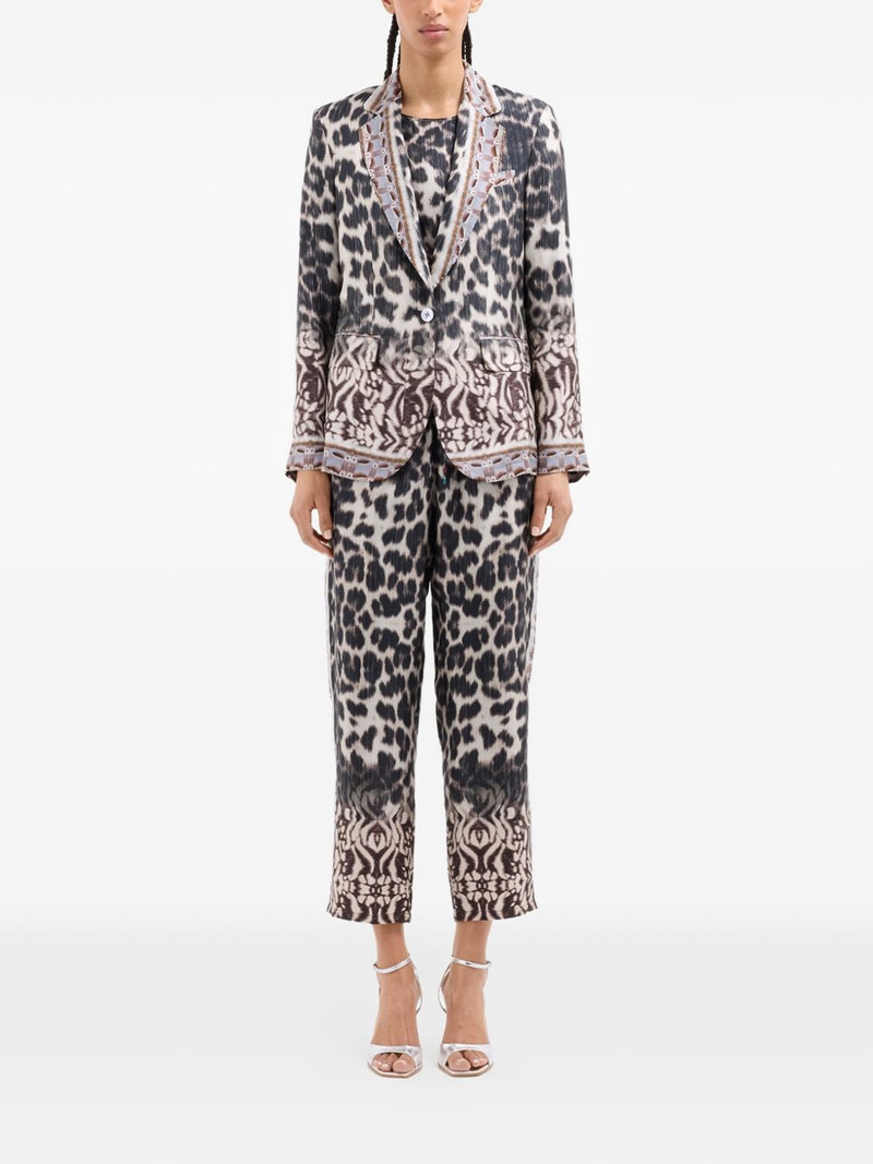 Ciadox animal-print single-breasted blazer 3