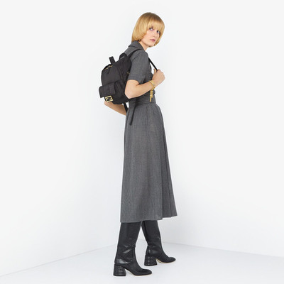 FENDI Black nylon backpack outlook