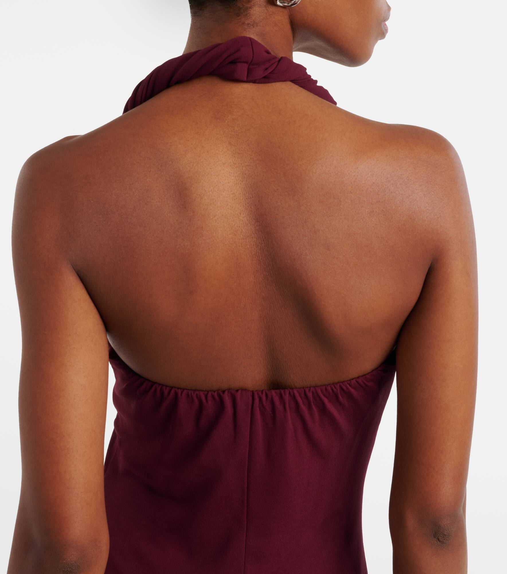 Eleanor halterneck jersey midi dress - 5