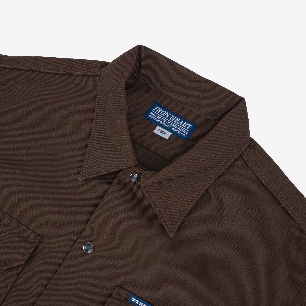 IHSH-364-BRN 11oz T/C Mechanic Shirt - Brown - 7