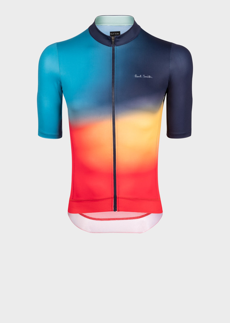 'Artist Stripe Fade' Race Fit Cycling Jersey 1