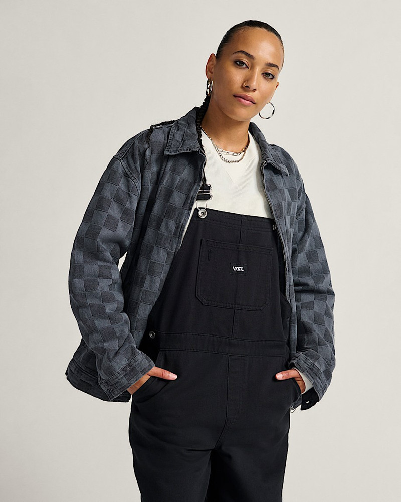 Vans Pitstop Checkered Station Denim Jacket outlook