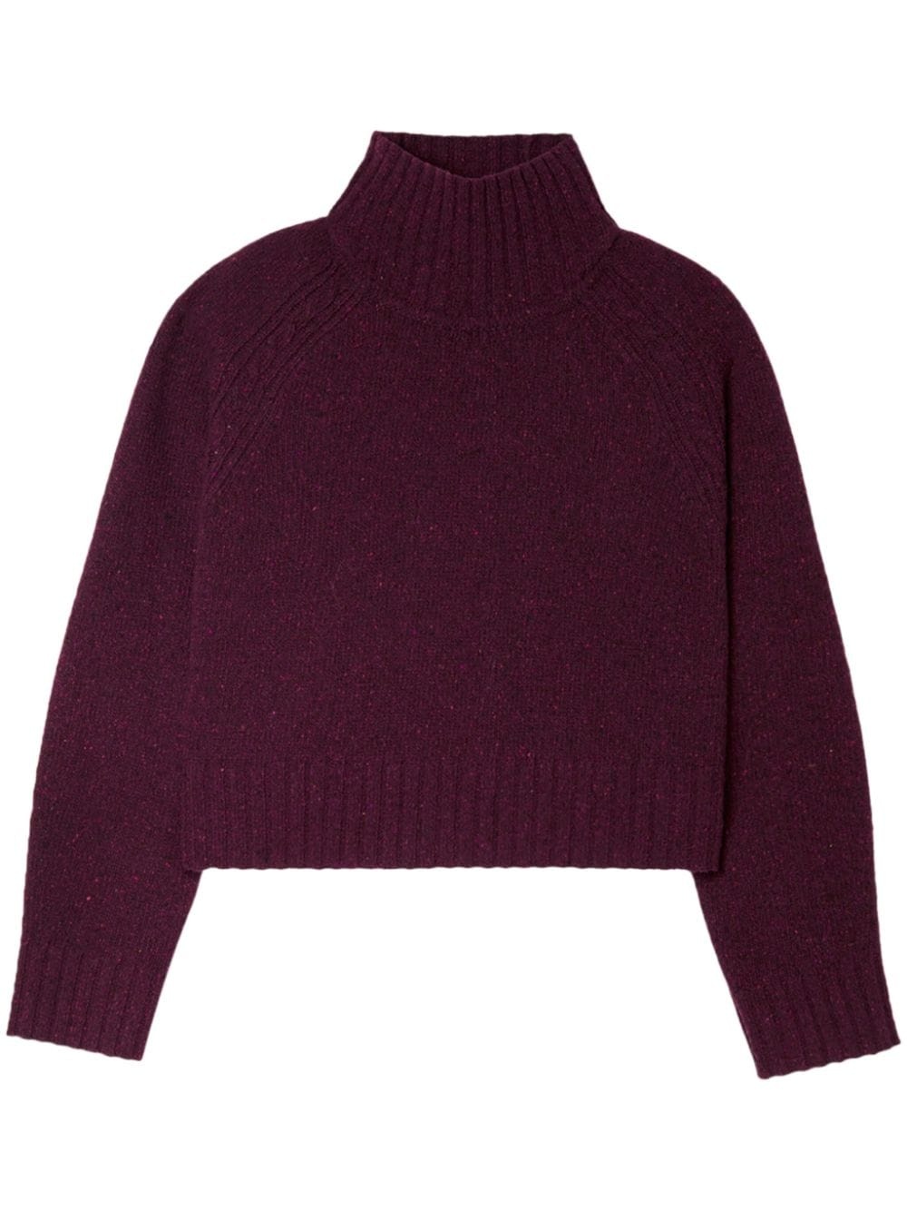 cropped sweater - 1