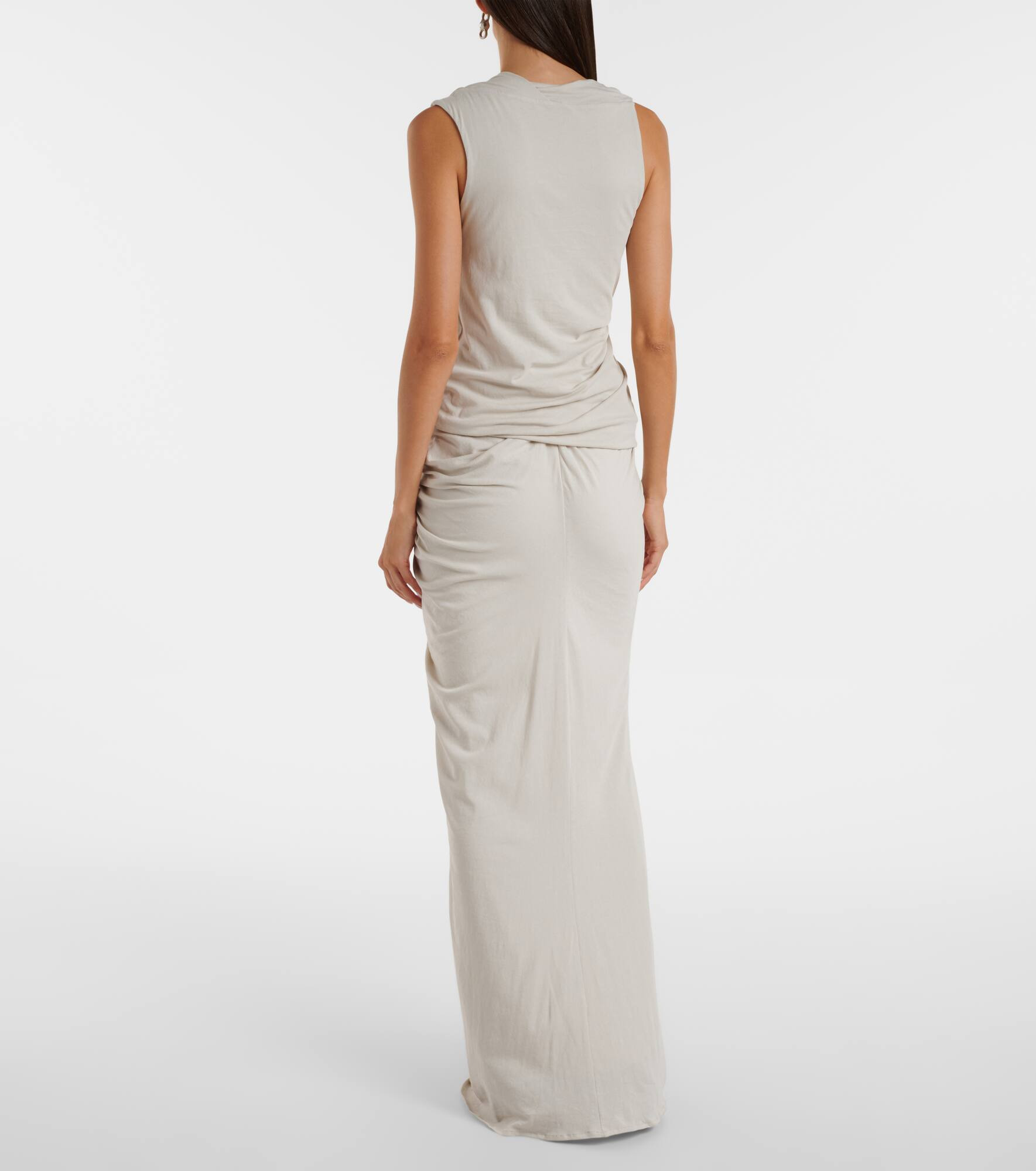 Draped cotton-blend top - 3
