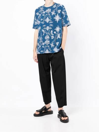 Junya Watanabe MAN graphic-print short-sleeve T-shirt outlook