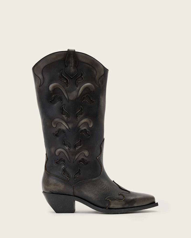 DOLLY WESTERN LEATHER BOOTS 1