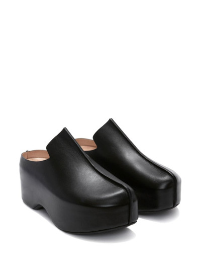 JW Anderson leather platform loafers outlook