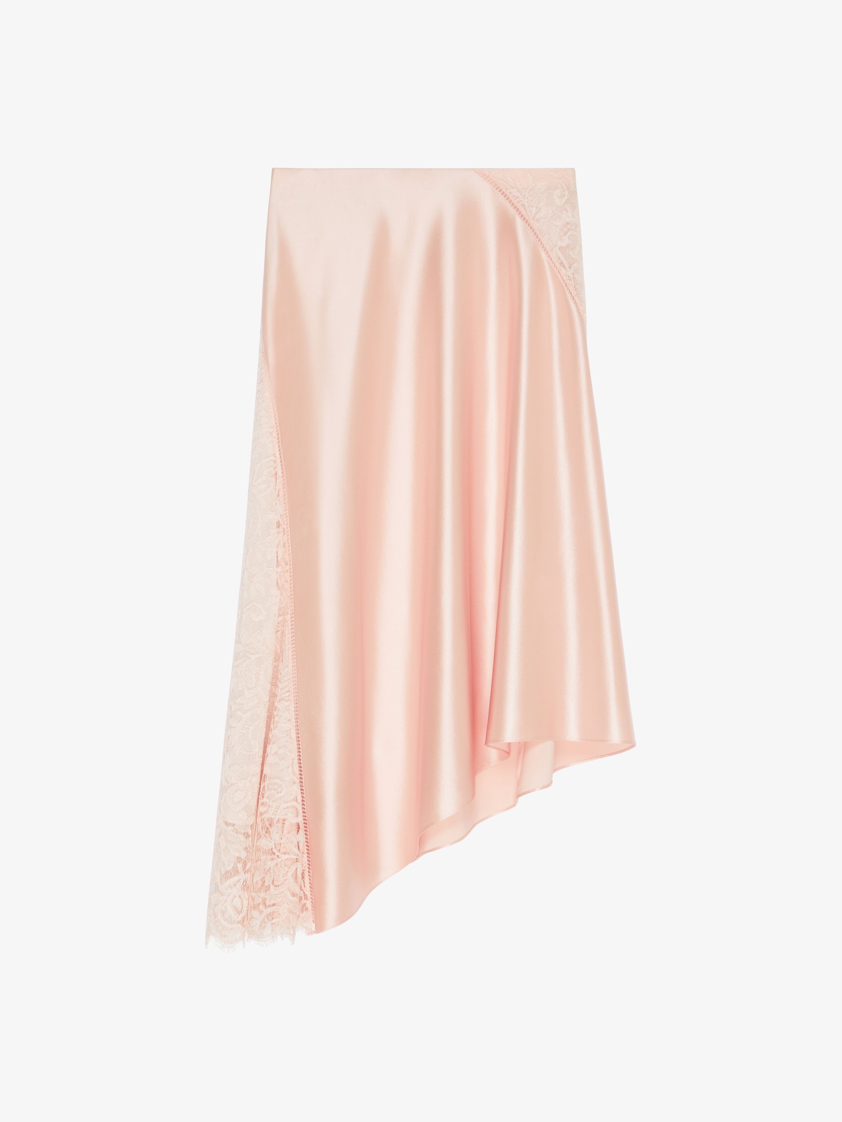 SKIRT IN SATIN AND LACE - 1